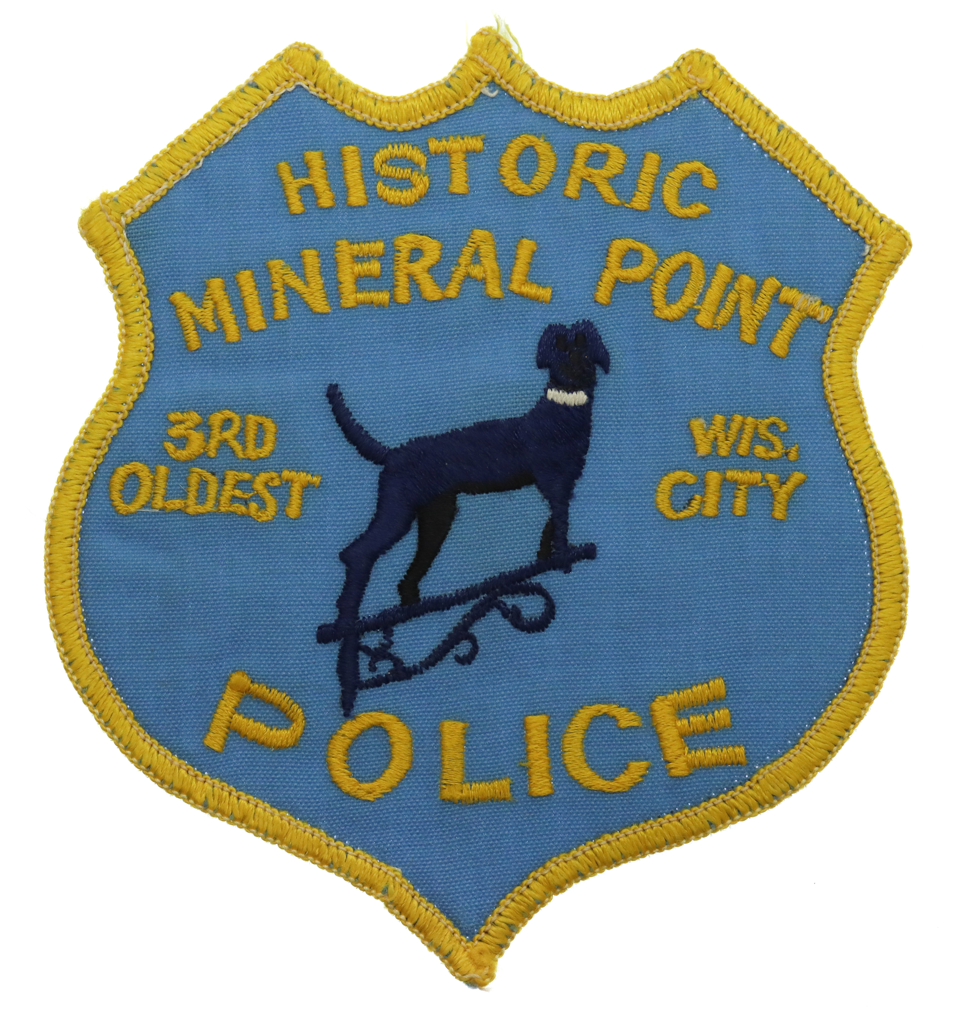 United States Mineral Point Police Cloth Patch Badge