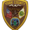 United States York County Sheriff Cloth Patch Badge