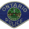 United States Ontario Reserve Police Cloth Patch Badge