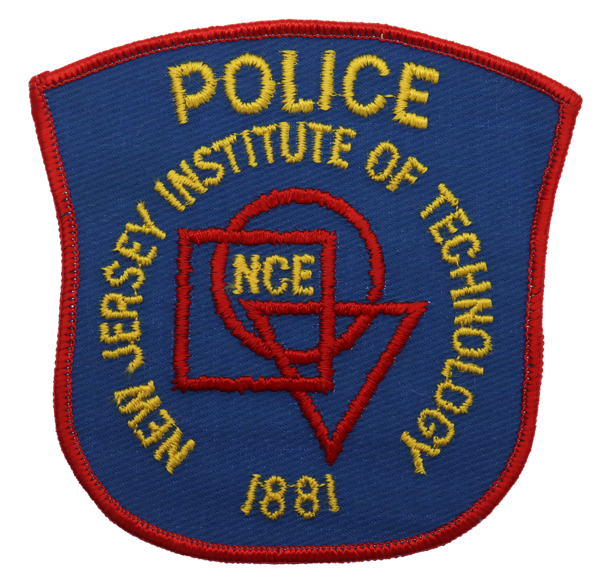 United States New Jersey Institute of Technology Police Cloth Patch Badge