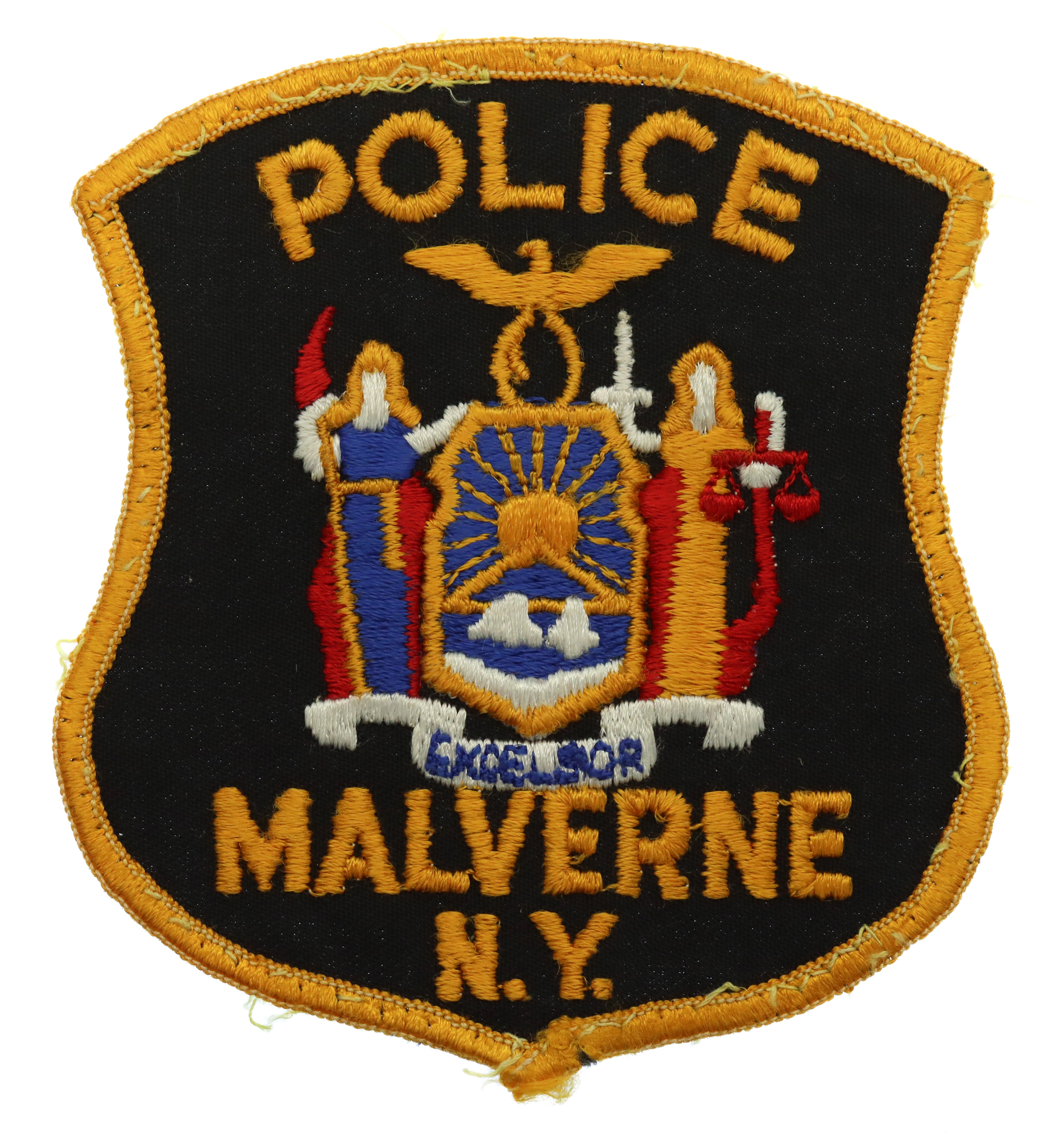 United States Malverne N.Y. Police Cloth Patch Badge