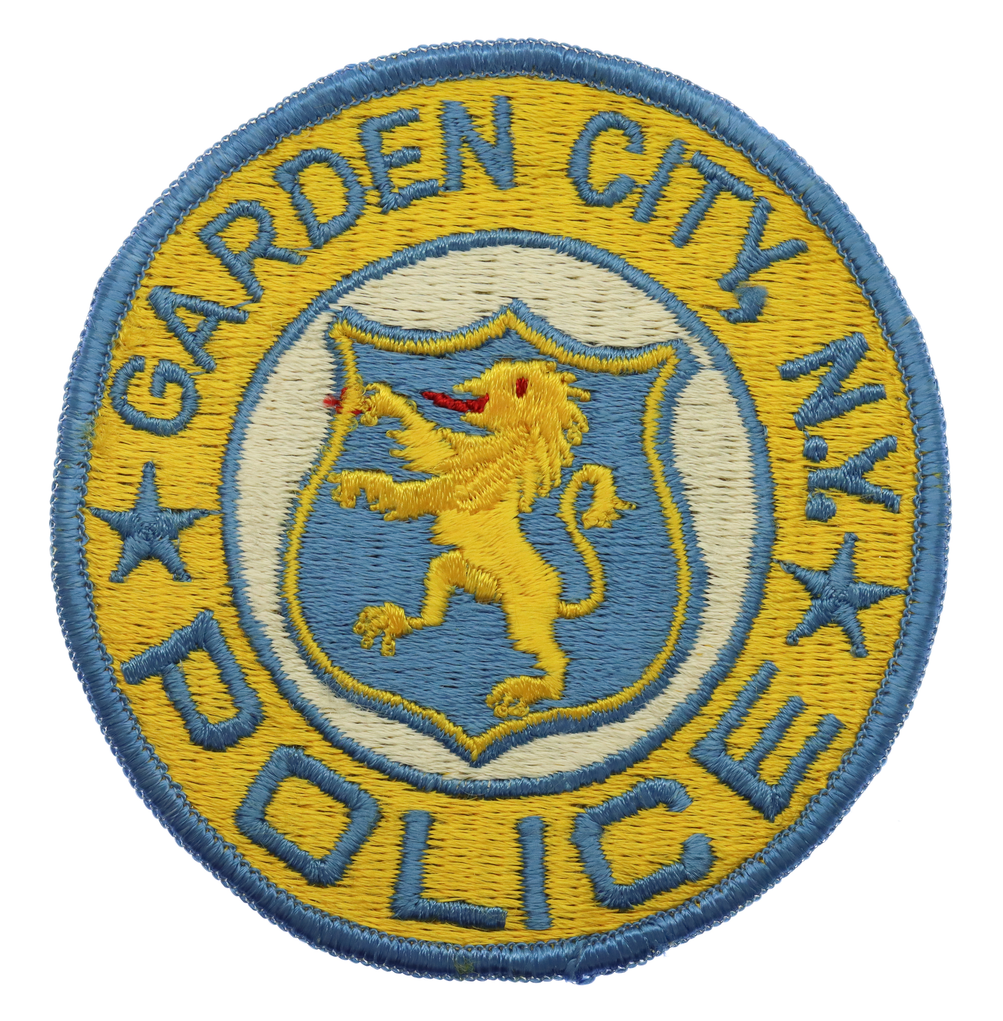 United States Garden City N.Y. Police Cloth Patch Badge