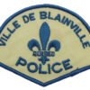 Canadian Ville De Blainville Quebec Police Cloth Patch Badge