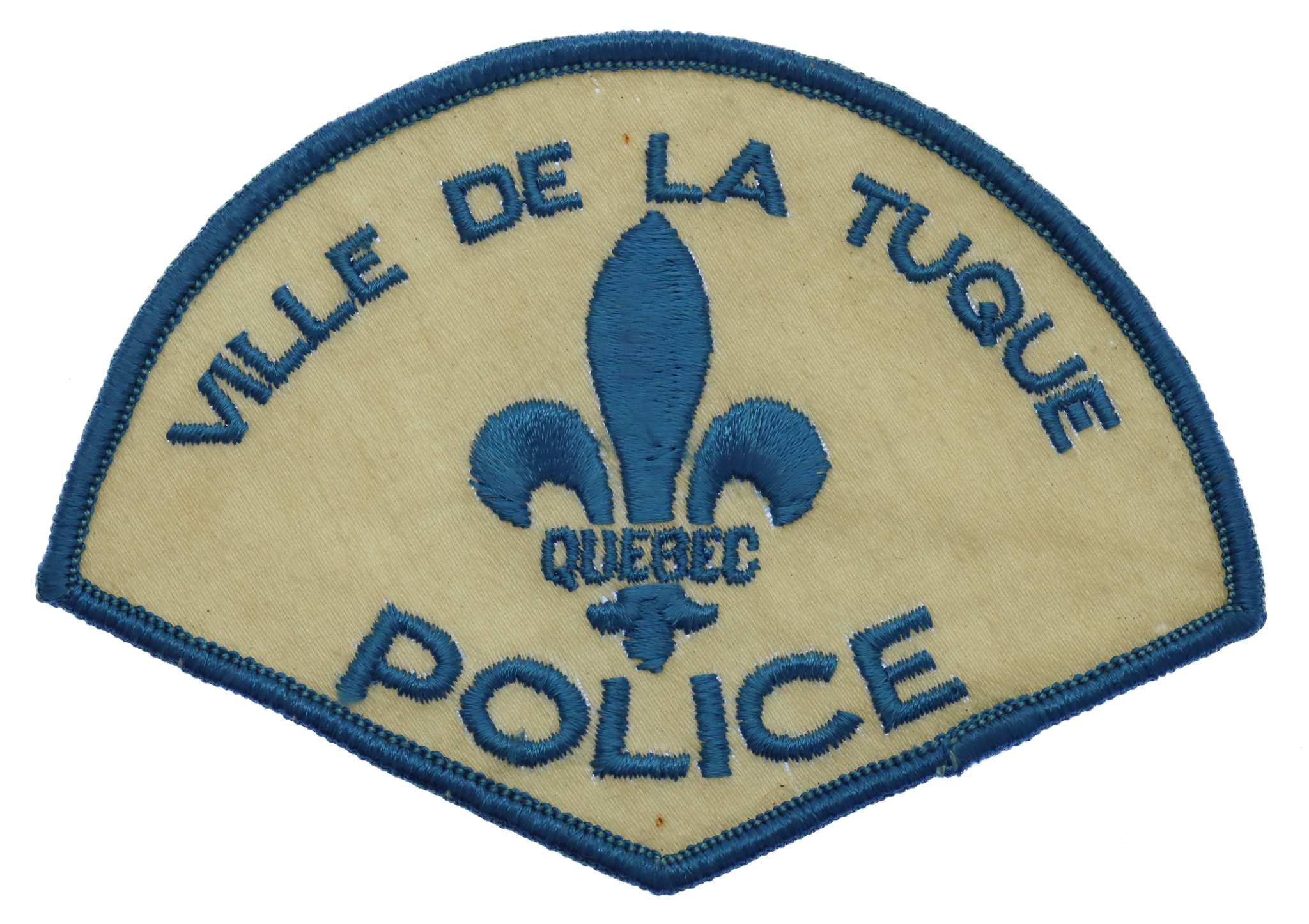 Canadian Ville De La Turque Quebec Police Cloth Patch Badge