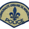 Canadian Communaute Urbaine De Montreal Quebec Police Cloth Patch Badge
