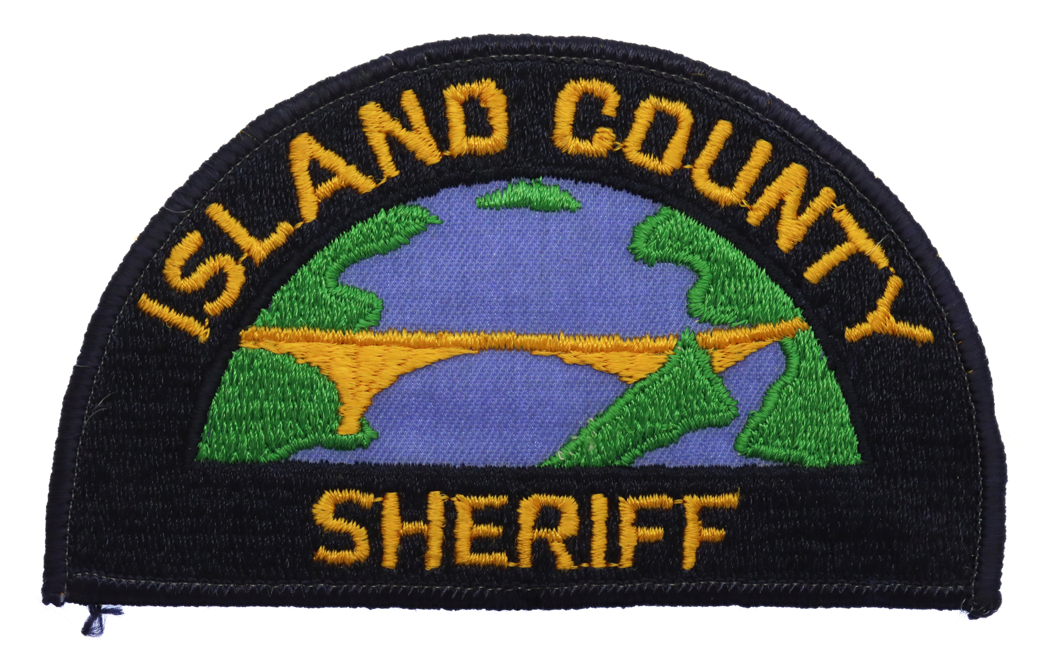 United States Island County Sheriff Cloth Patch Badge