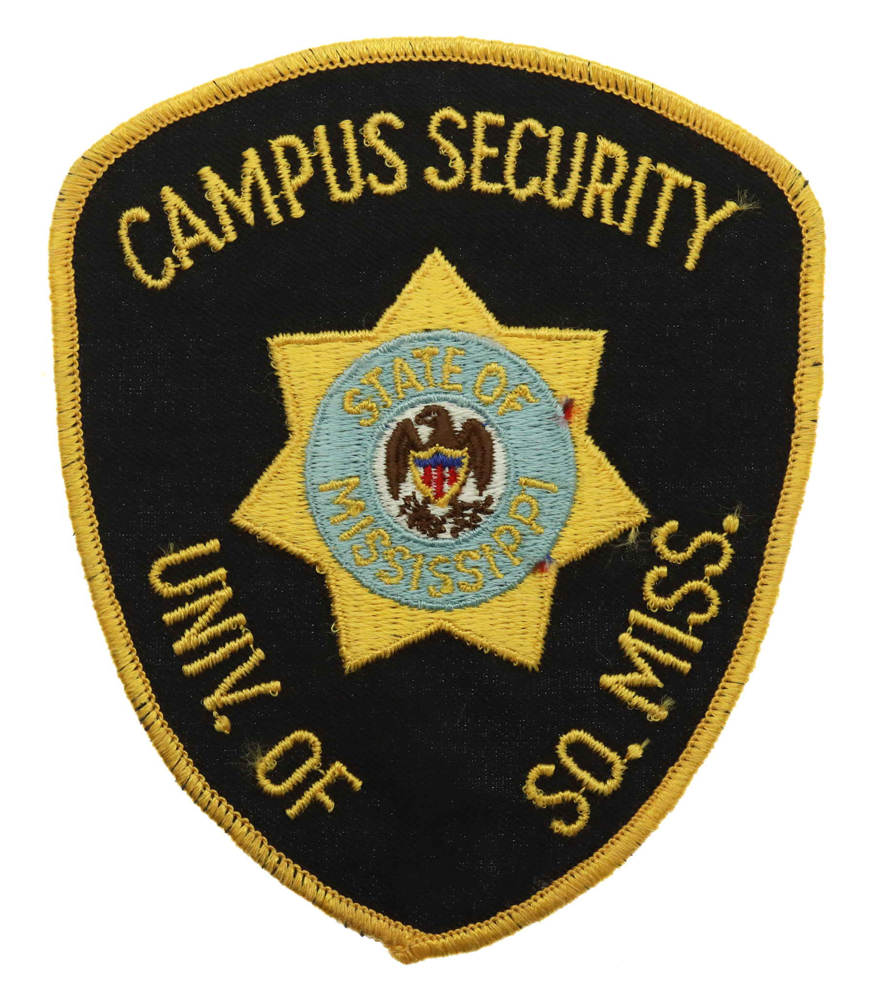 United States Campus Security University of Southern Mississippi Cloth Patch Badge