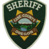 United States Lane County Oregon Sheriff Cloth Patch Badge