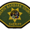 United States Santa Barbara County Sheriff Cloth Patch Badge