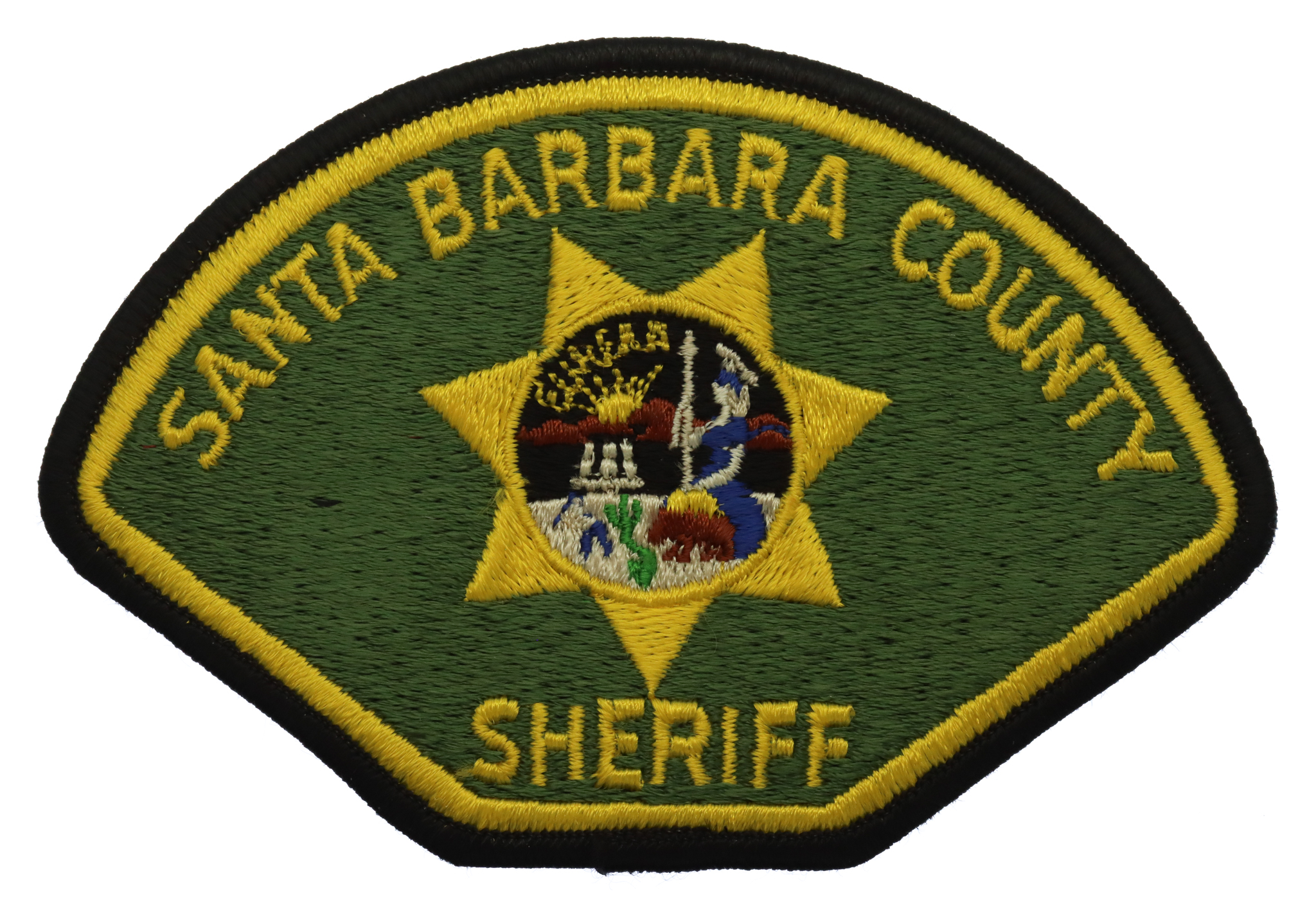United States Santa Barbara County Sheriff Cloth Patch Badge