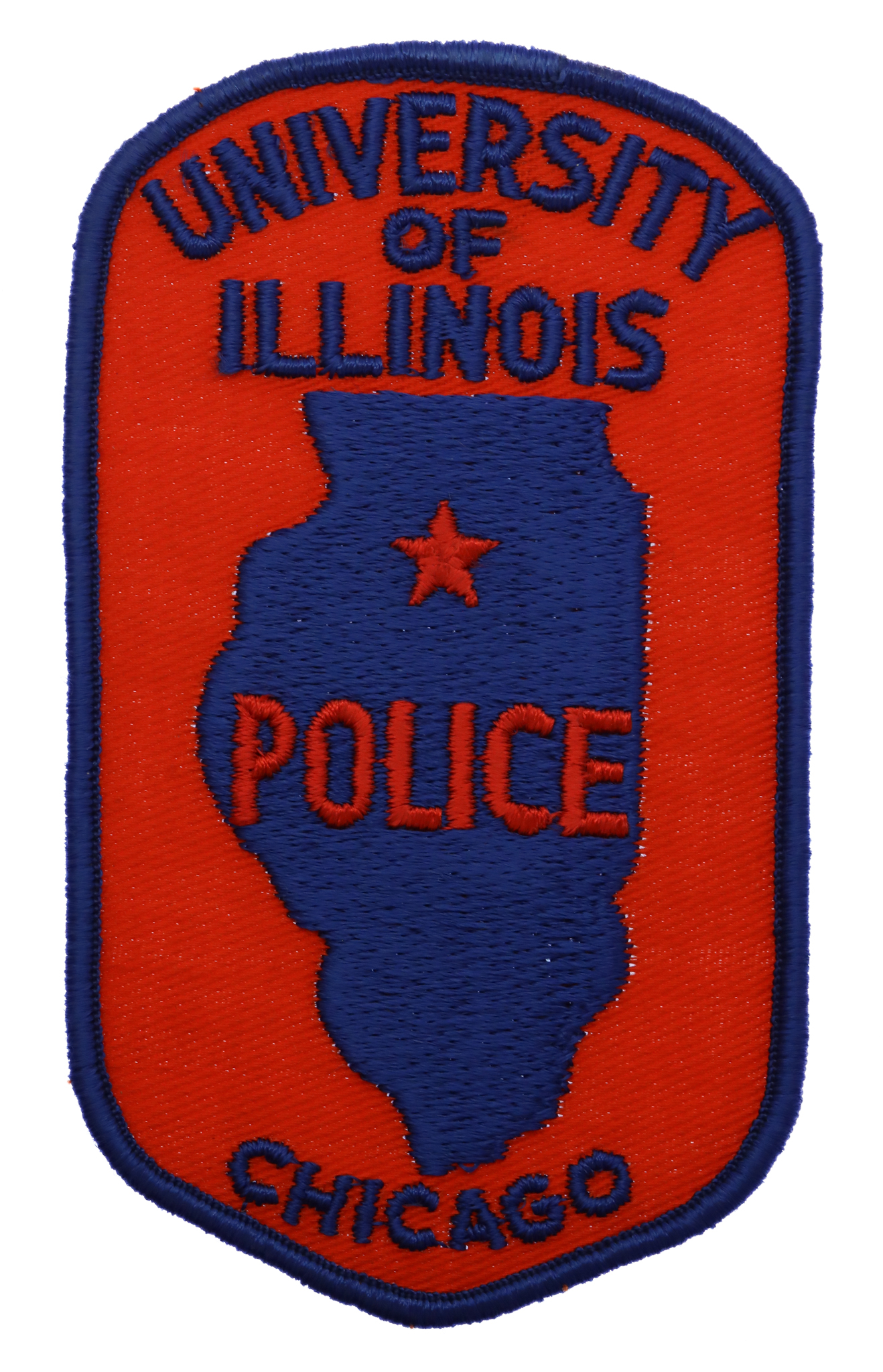 United States University of Illinois Chicago Police Cloth Patch Badge