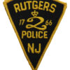 United States Rutgers Police N.J. Cloth Patch Badge