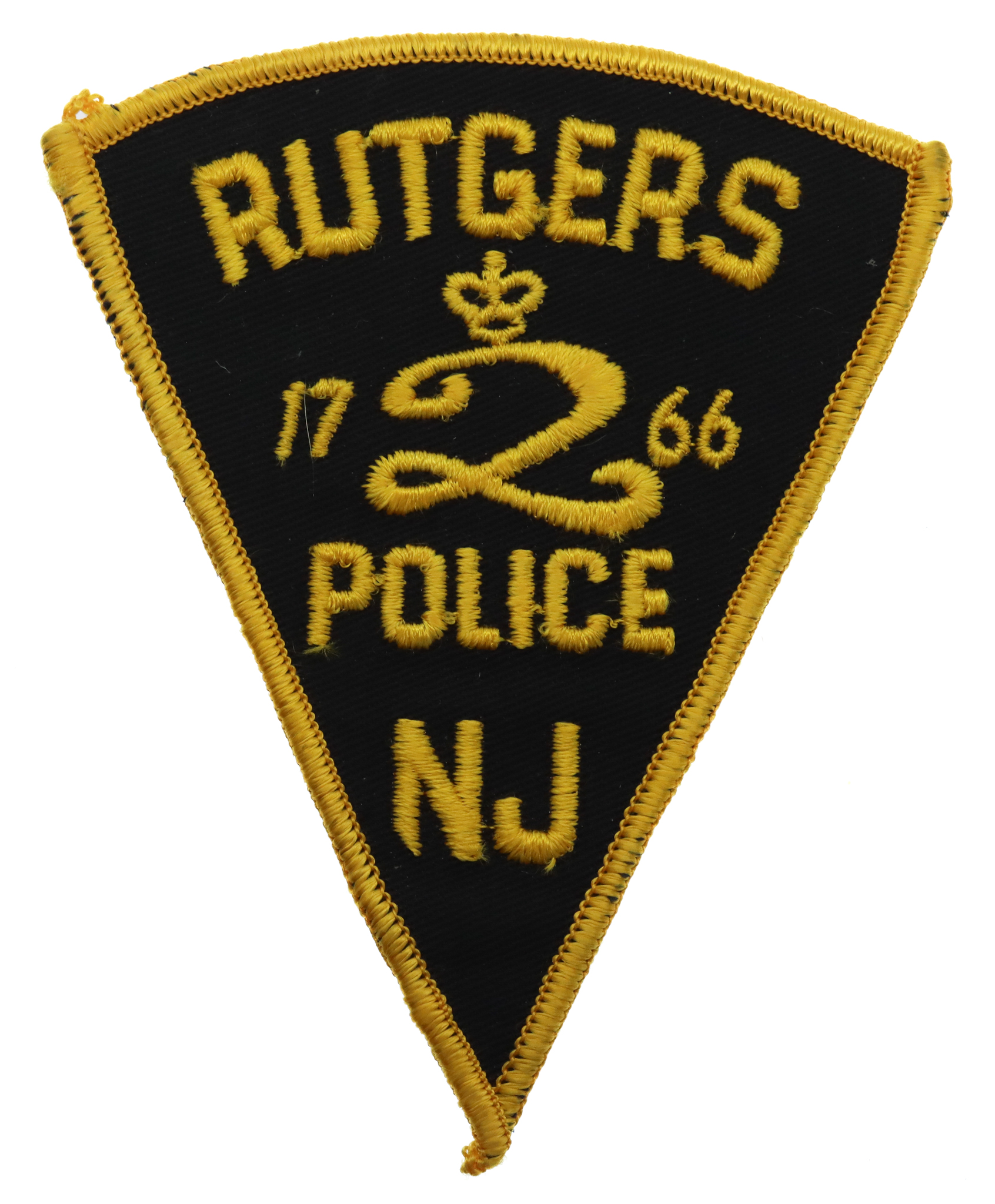 United States Rutgers Police N.J. Cloth Patch Badge