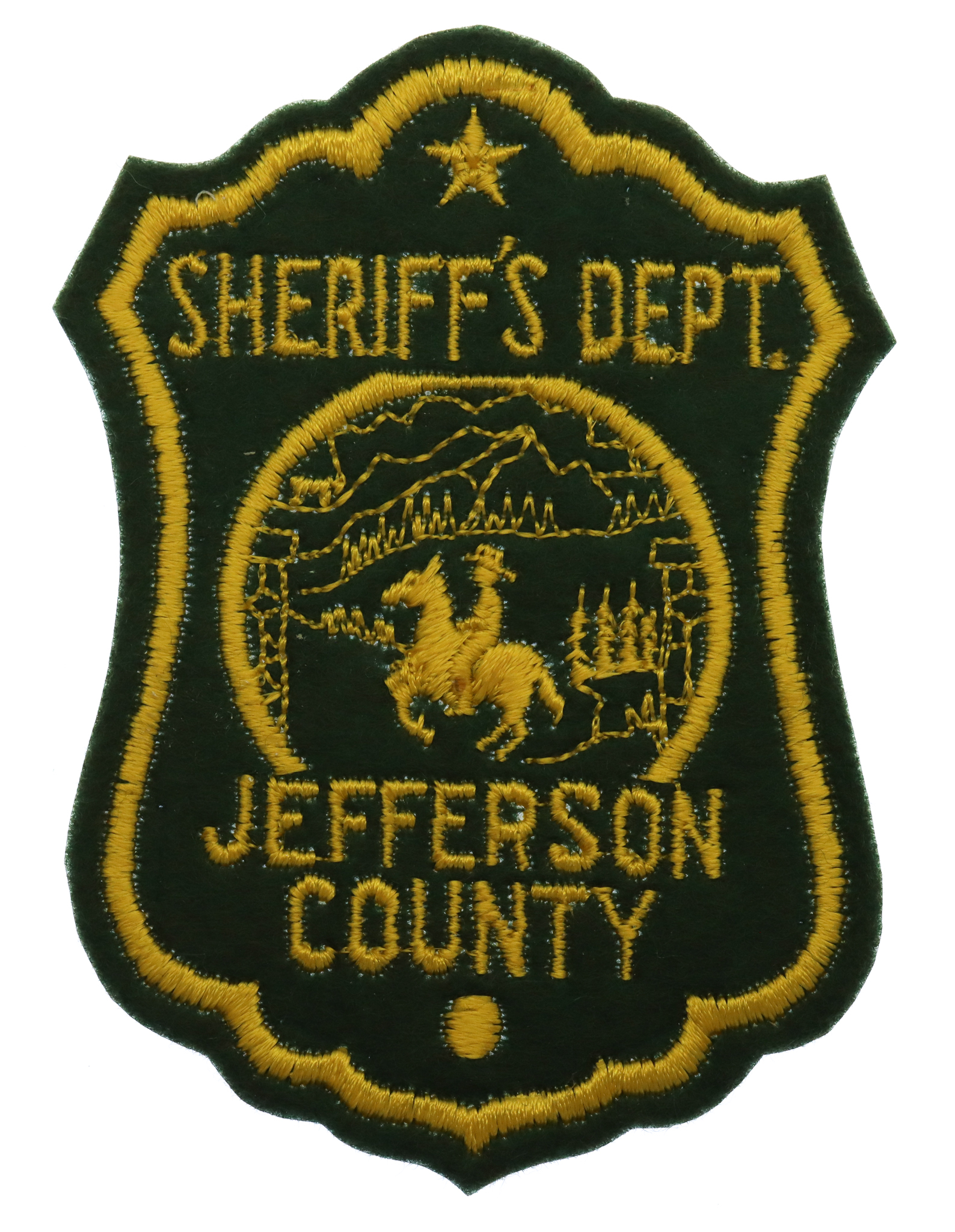 United States Jefferson County Sheriff's Dept. Cloth Patch Badge