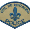 Canadian Cite De Noranda Quebec Police Cloth Patch Badge