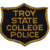 United States Troy State College Police Cloth Patch Badge