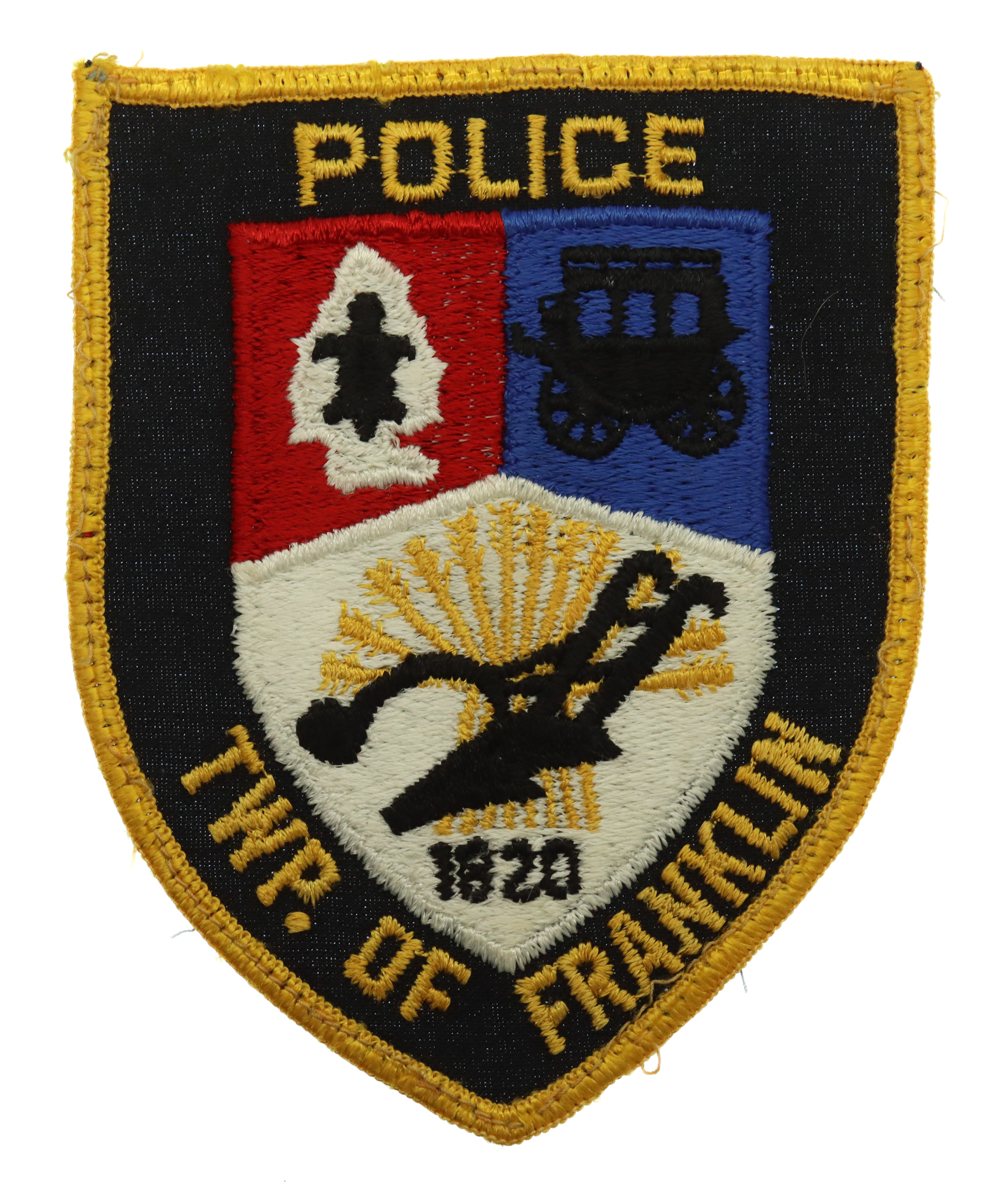 United States  TWP. of Franklin Police Cloth Patch Badge