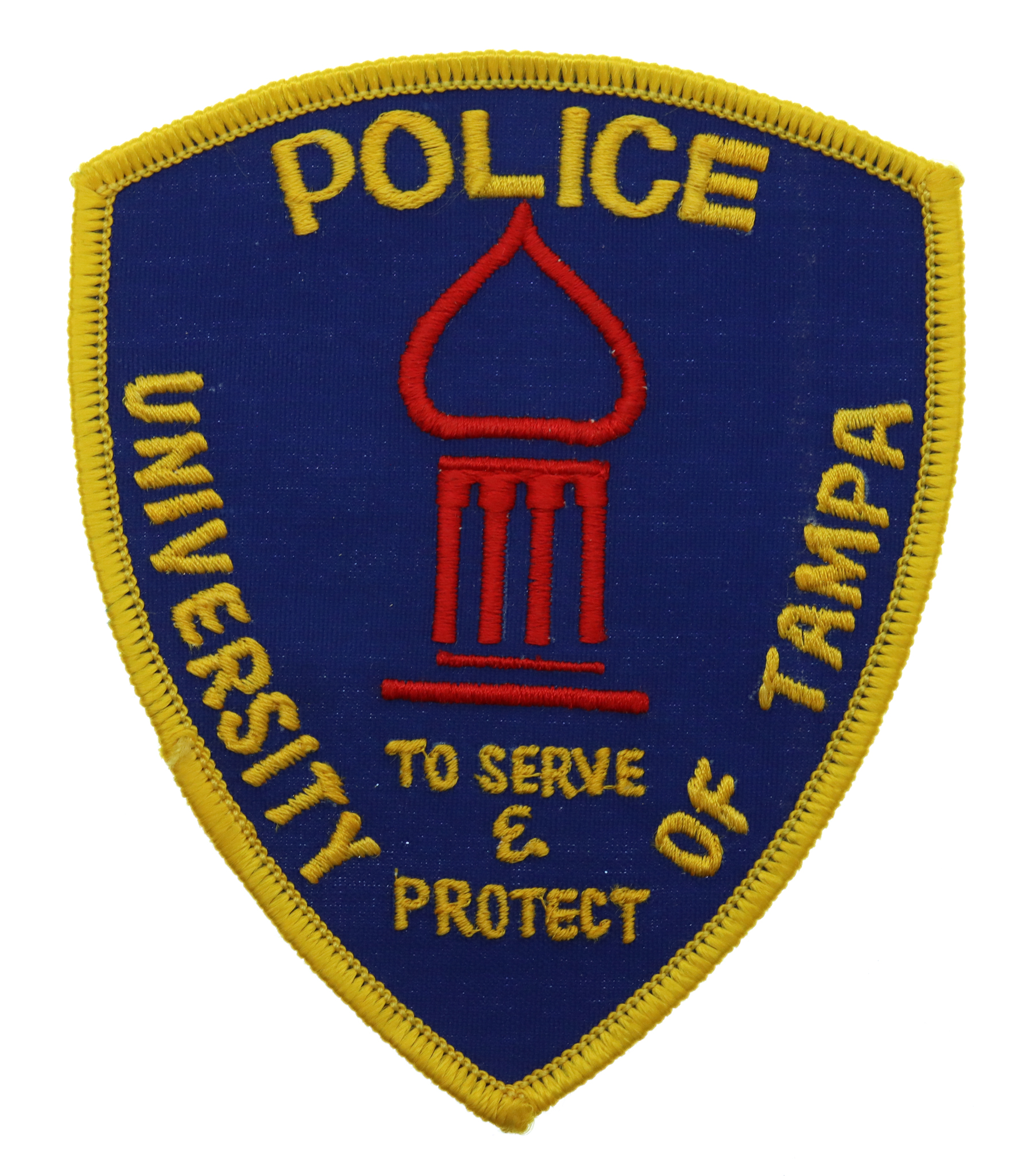 United States University of Tampa Police Cloth Patch Badge