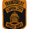 United States Frankfort KY. Capital City Police Dept. Cloth Patch Badge