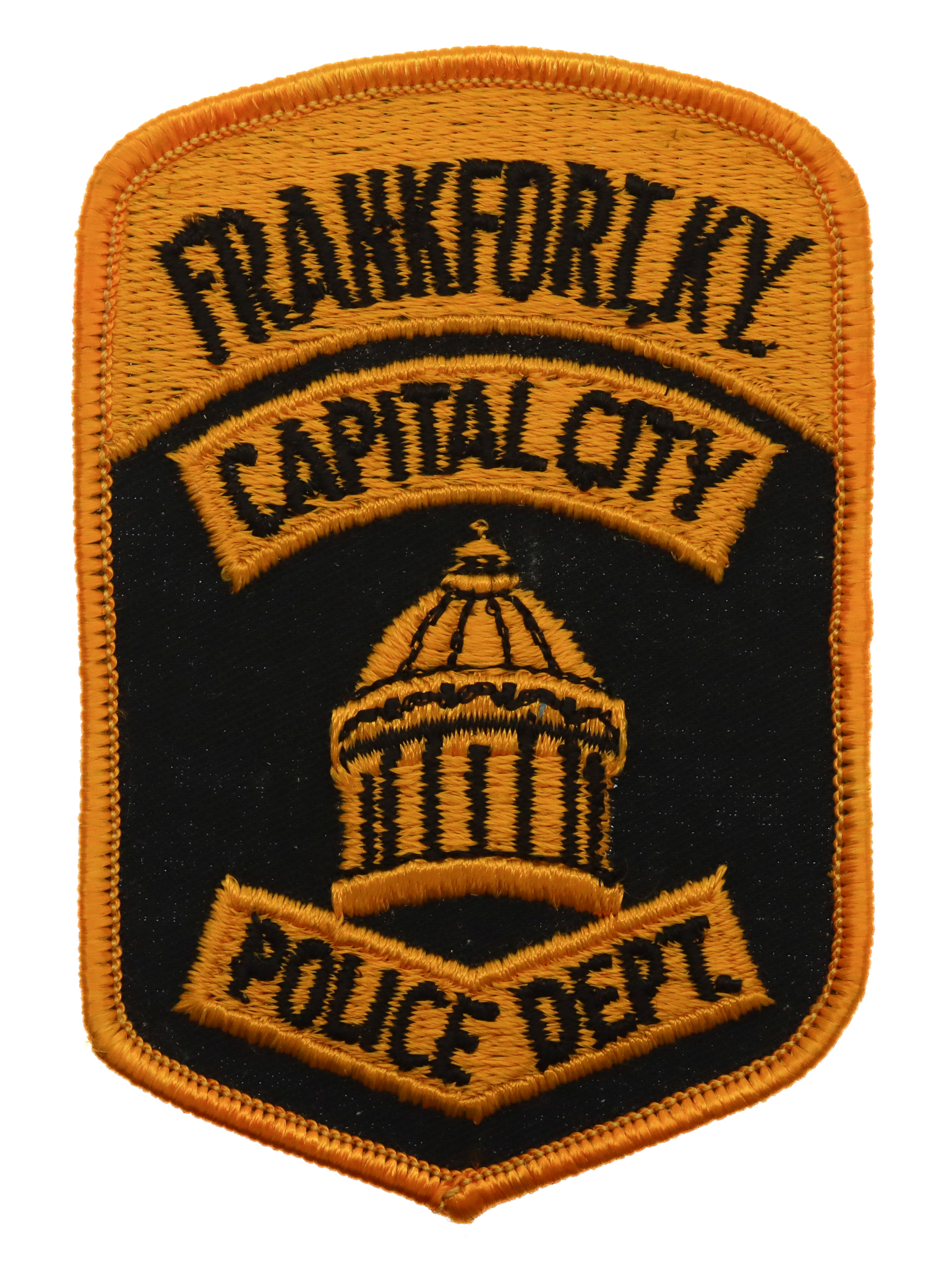 United States Frankfort KY. Capital City Police Dept. Cloth Patch Badge