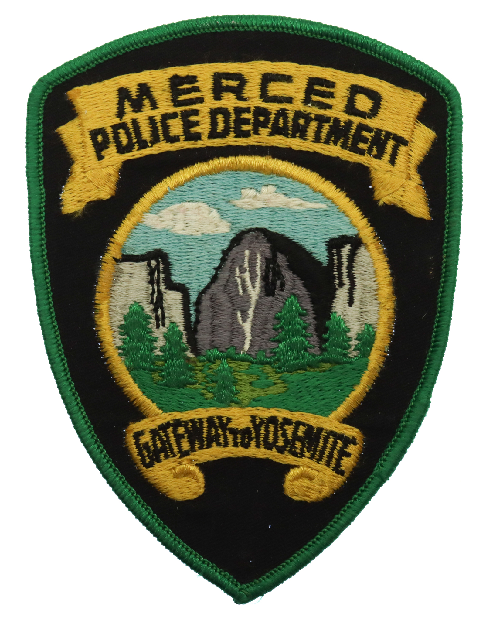 United States Merced Police Department Cloth Patch Badge