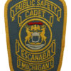 United States Escanaba Michigan Public Safety Cadet Cloth Patch Badge