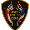United States Casper Police Dept. Cloth Patch Badge