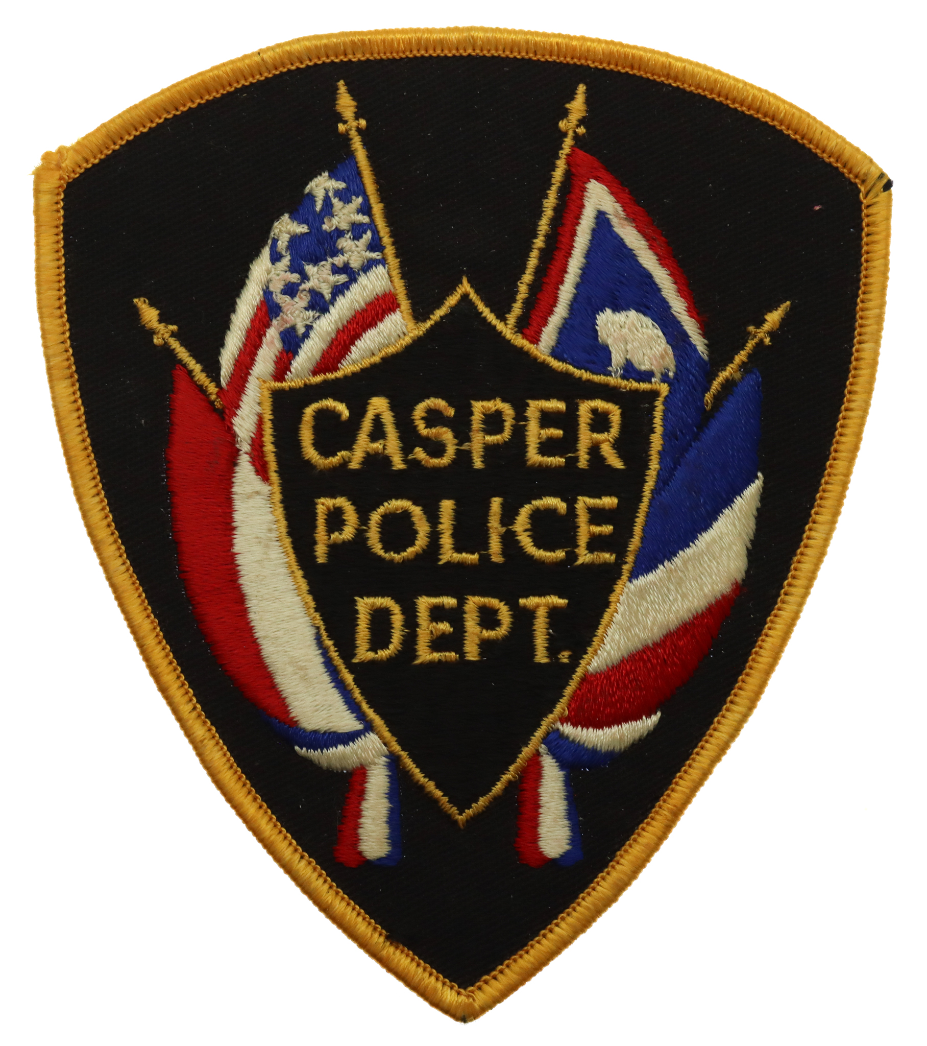 United States Casper Police Dept. Cloth Patch Badge