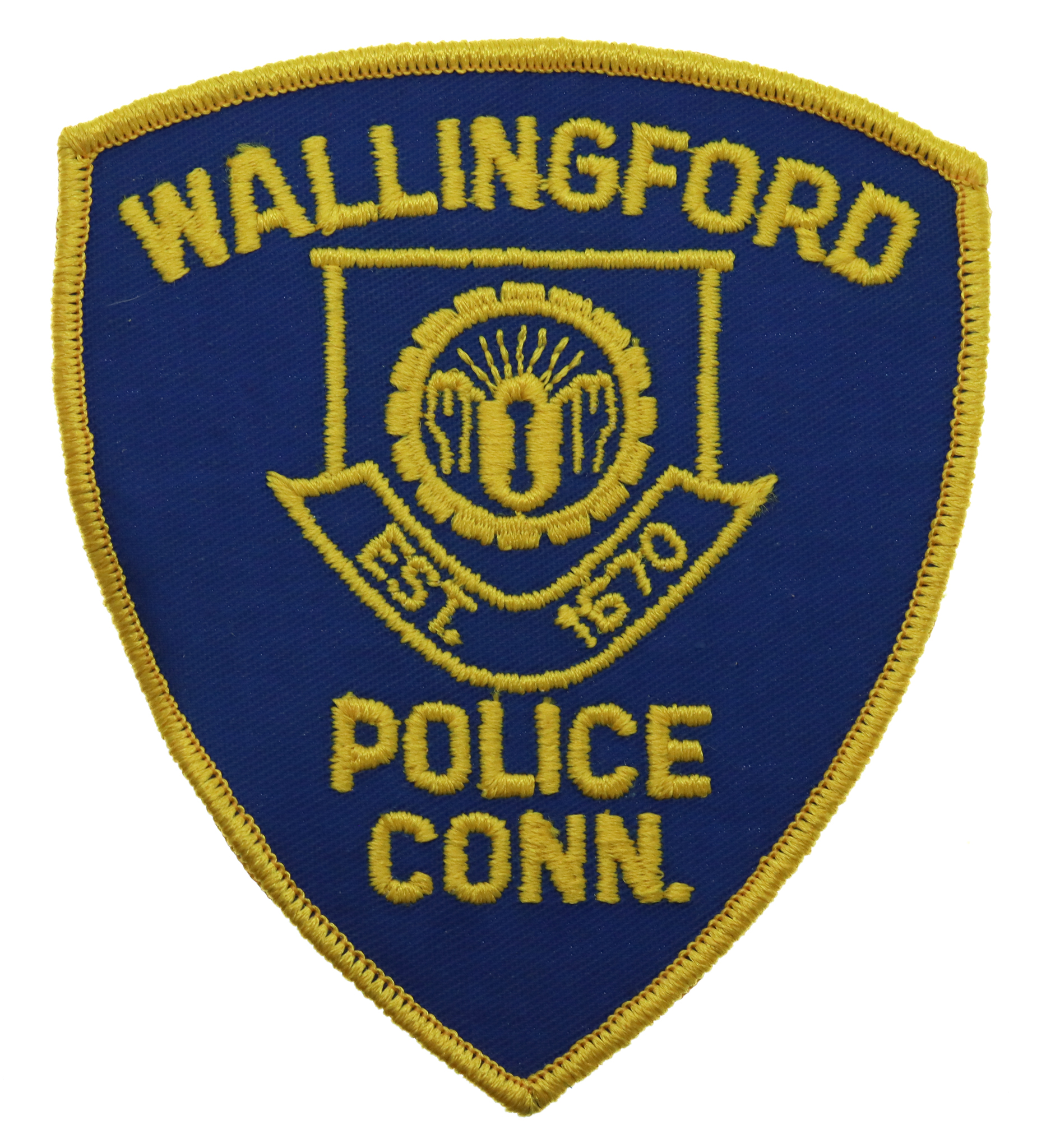 United States Wallingford Police Conn. Cloth Patch Badge