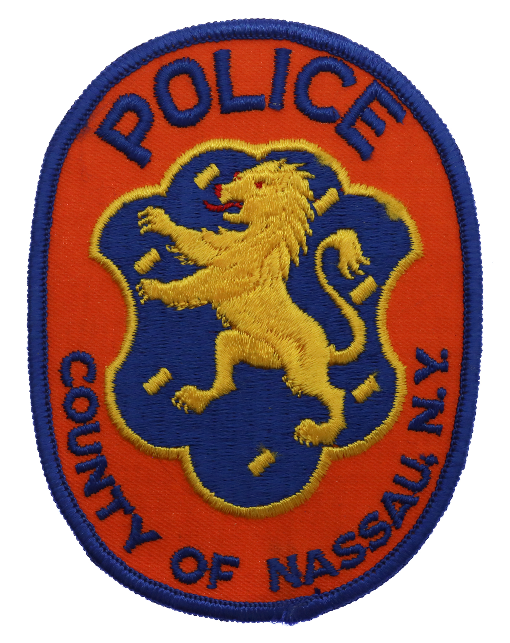 United States County of Nassau N.Y. Police Cloth Patch Badge