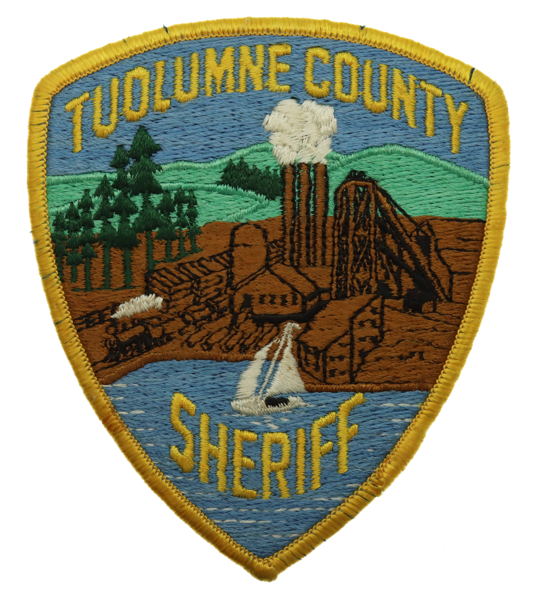 United States Tuolumne County Sheriff Cloth Patch Badge