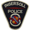 Canadian Ingersoll Police Cloth Patch Badge