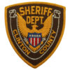 United States Sheriff Dept. Clinton County Cloth Patch Badge