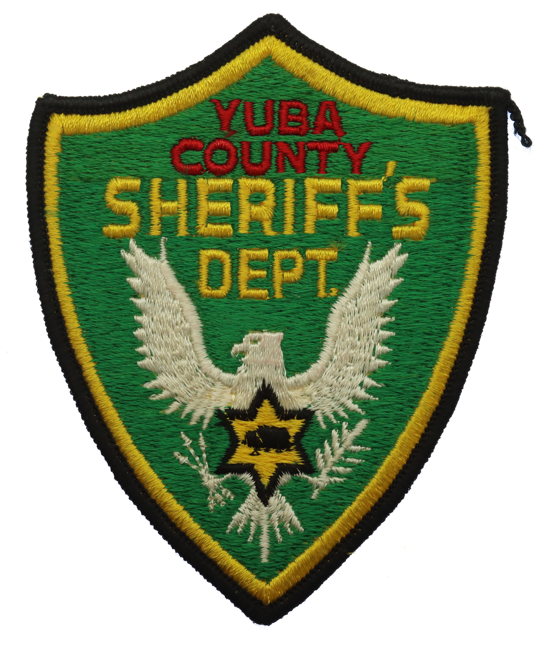 United States Yuba County Sheriff's Dept. Cloth Patch Badge