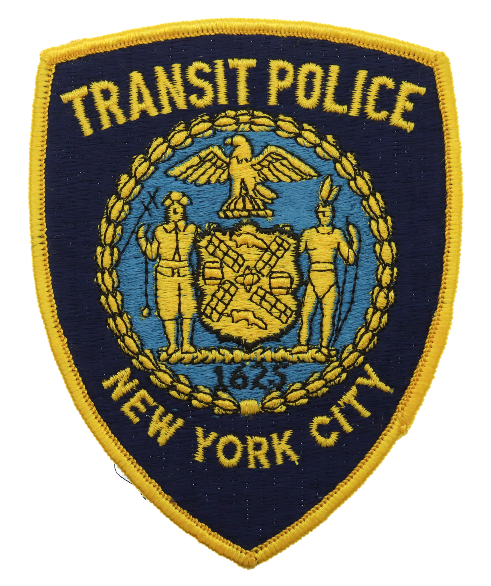 United States Transit Police New York City Cloth Patch Badge