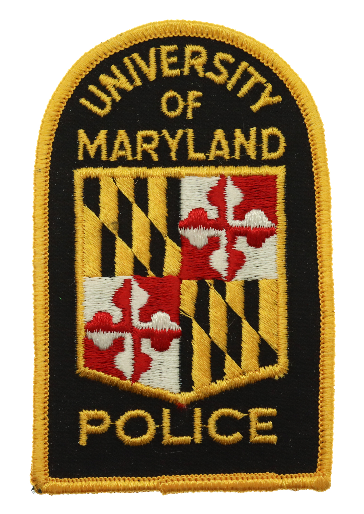 United States University of Maryland Police Cloth Patch Badge
