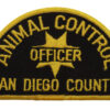 United States San Diego County Animal Control Officer Cloth Patch Badge