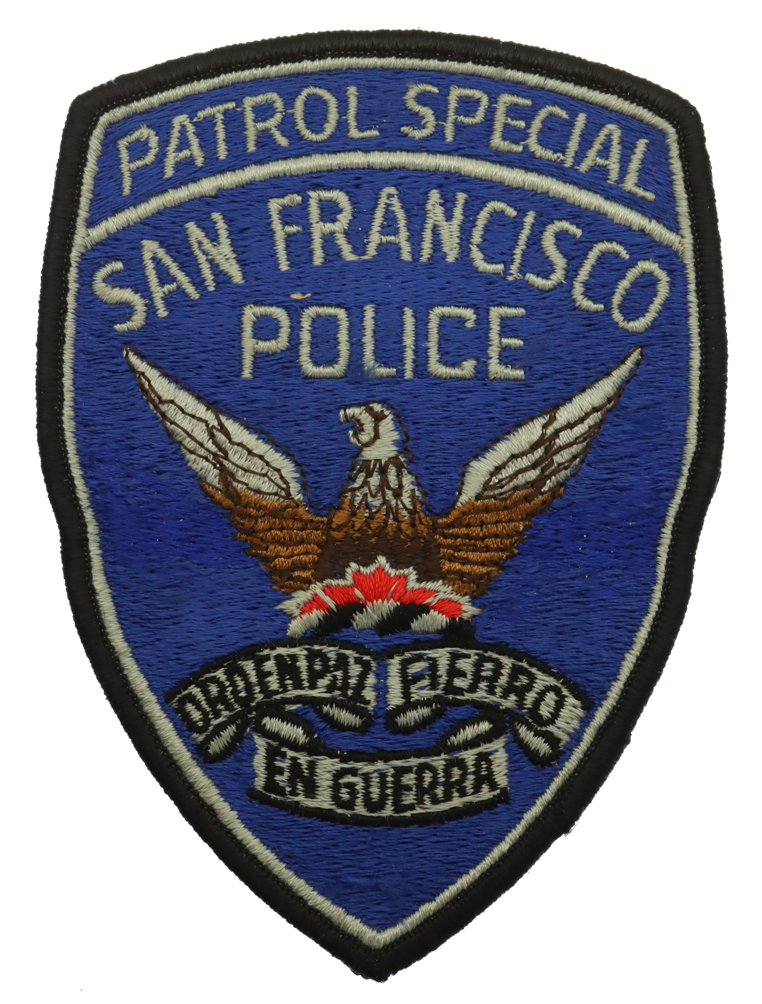 United States San Francisco Police Patrol Special Cloth Patch Badge
