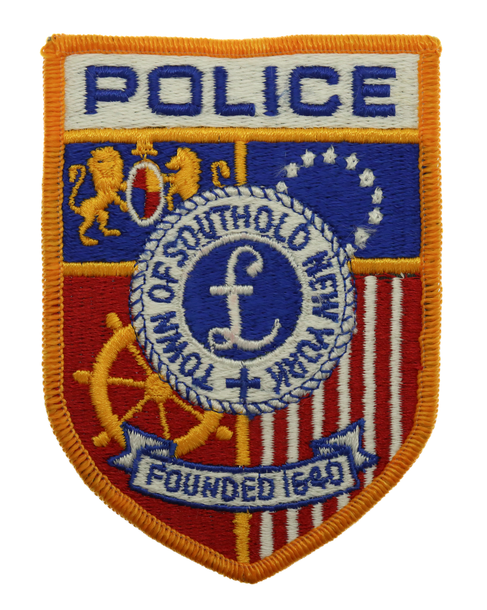 United States Town of Southold New York Police Cloth Patch Badge