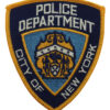 United States City of New York Police Department Cloth Patch Badge
