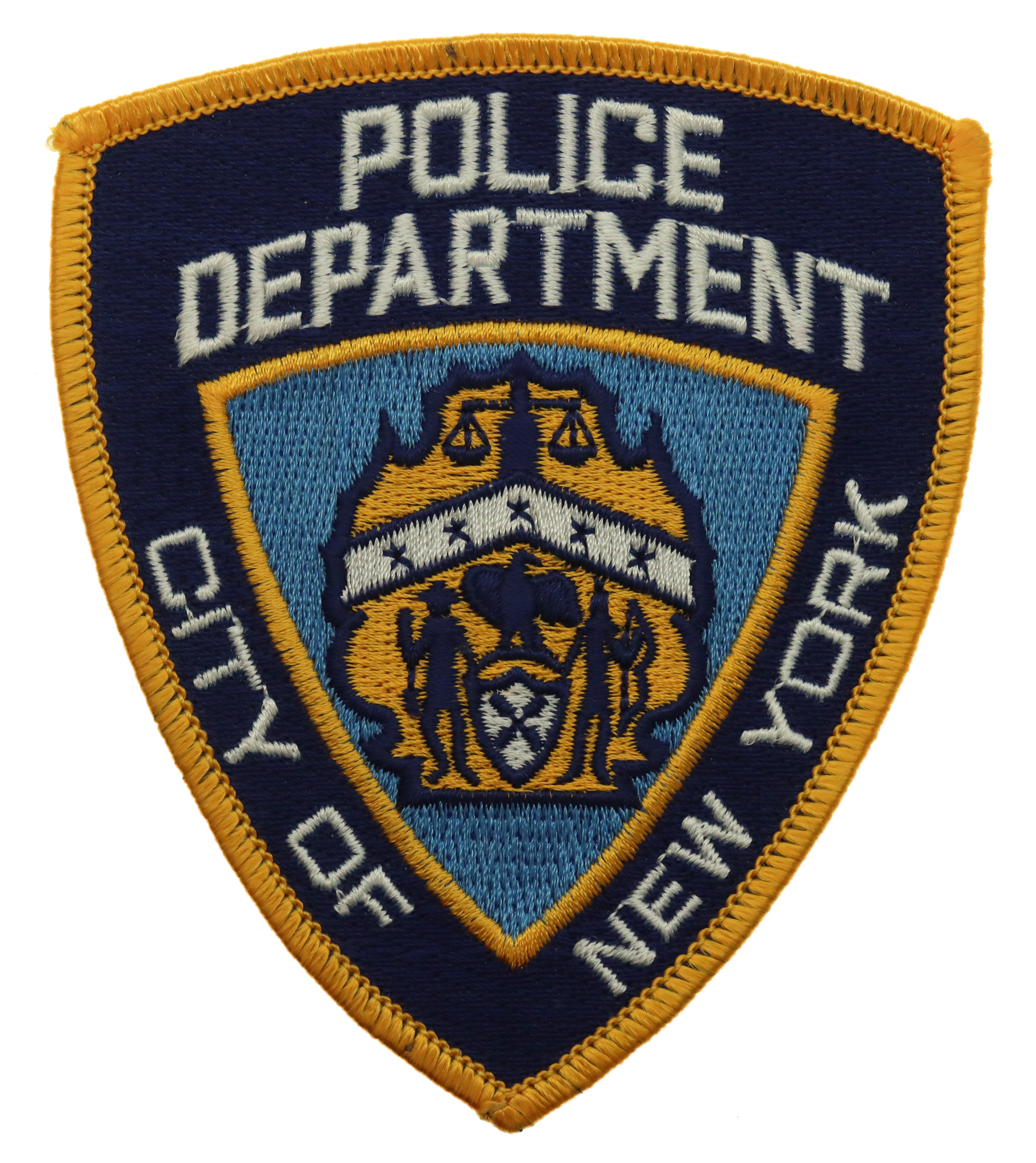 United States City of New York Police Department Cloth Patch Badge