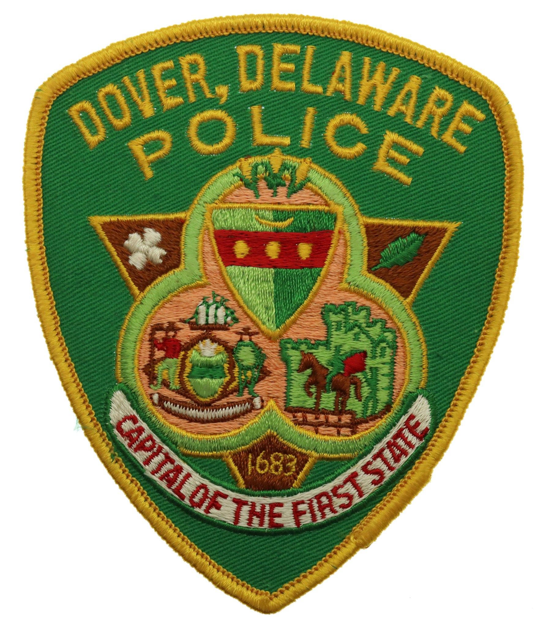 United States Dover, Delaware Police Cloth Patch Badge
