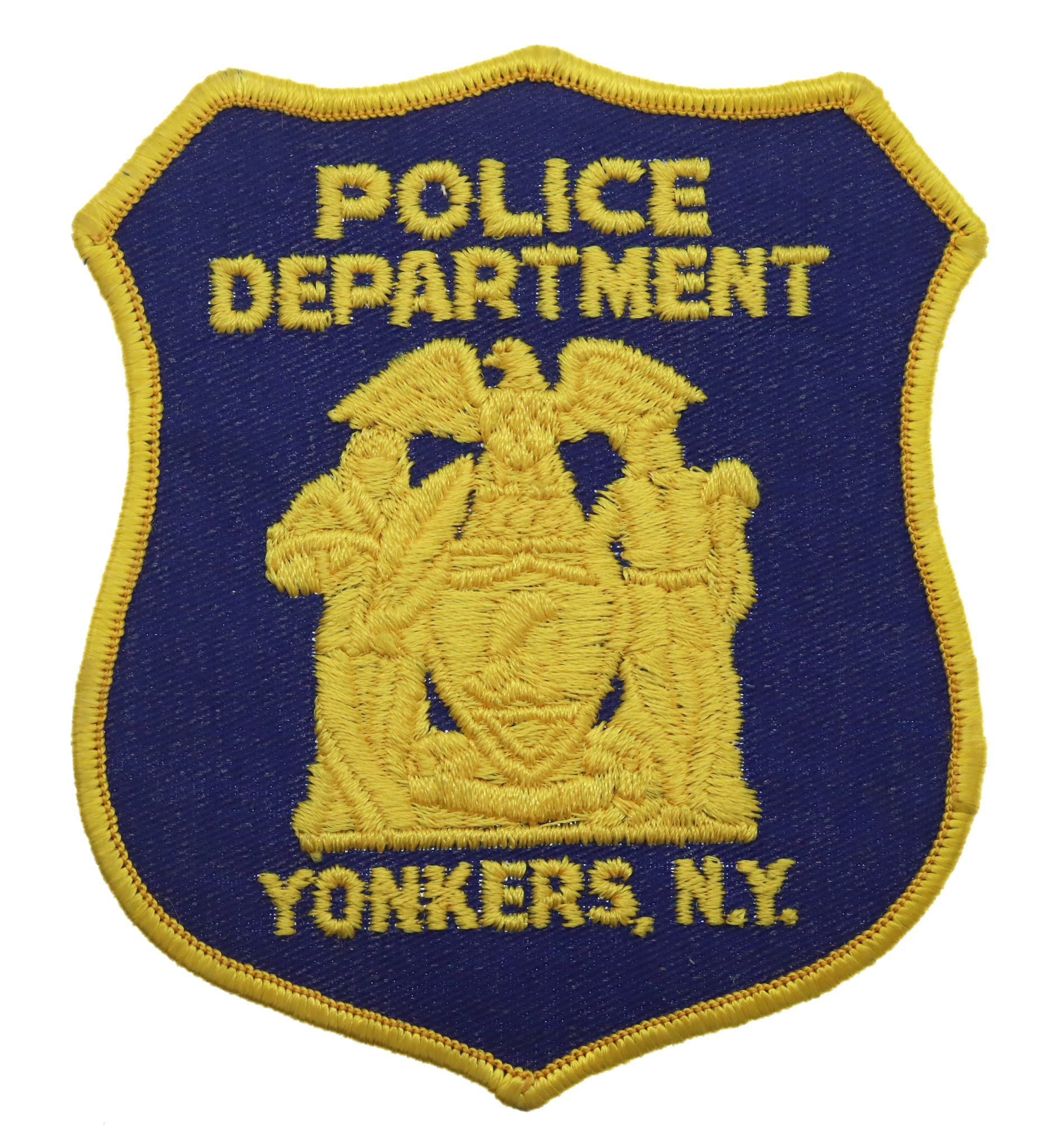United States Yonkers, N.Y. Police Department Cloth Patch Badge
