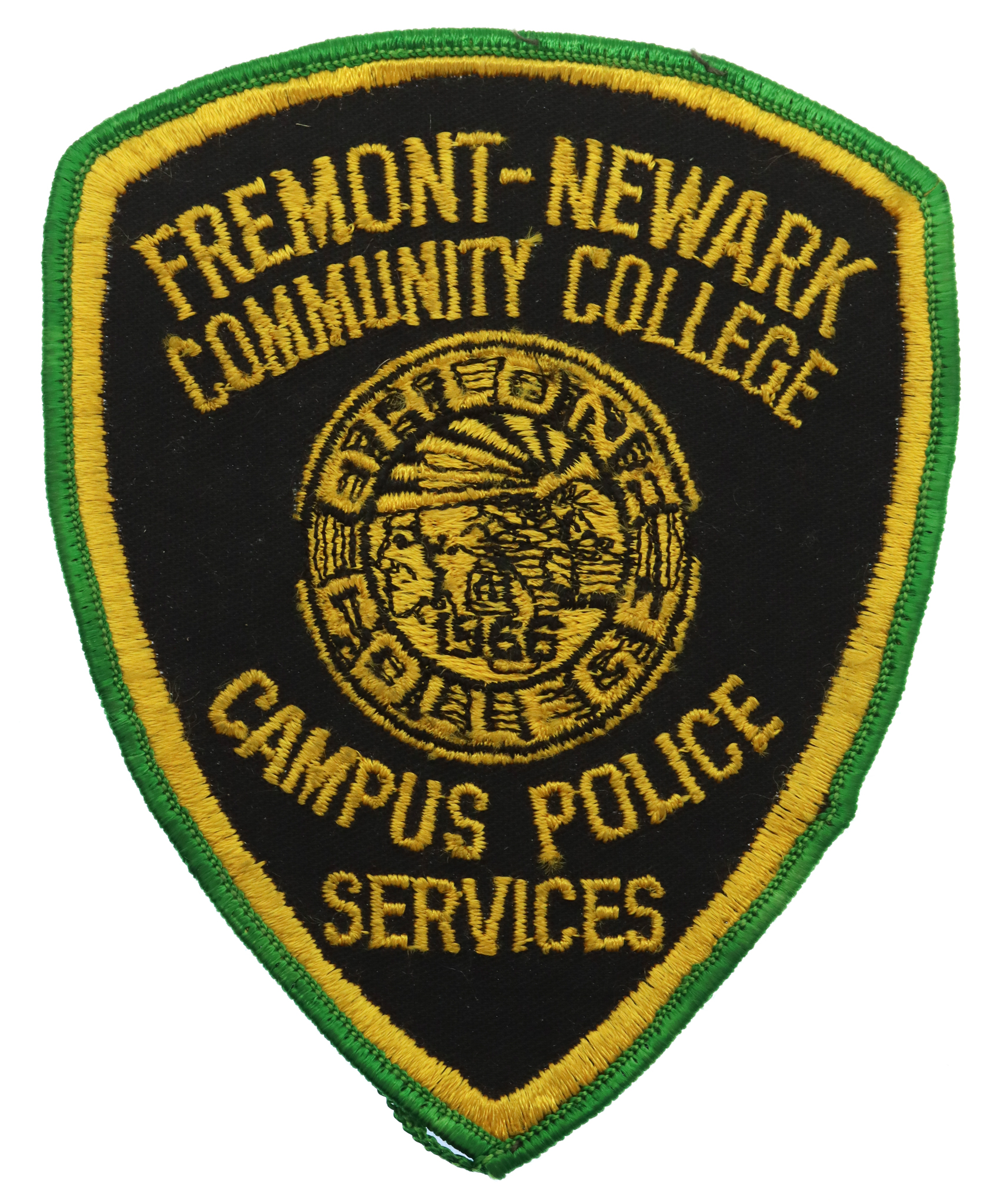 United States Fremont-Newark Community College Campus Police Services Cloth Patch Badge