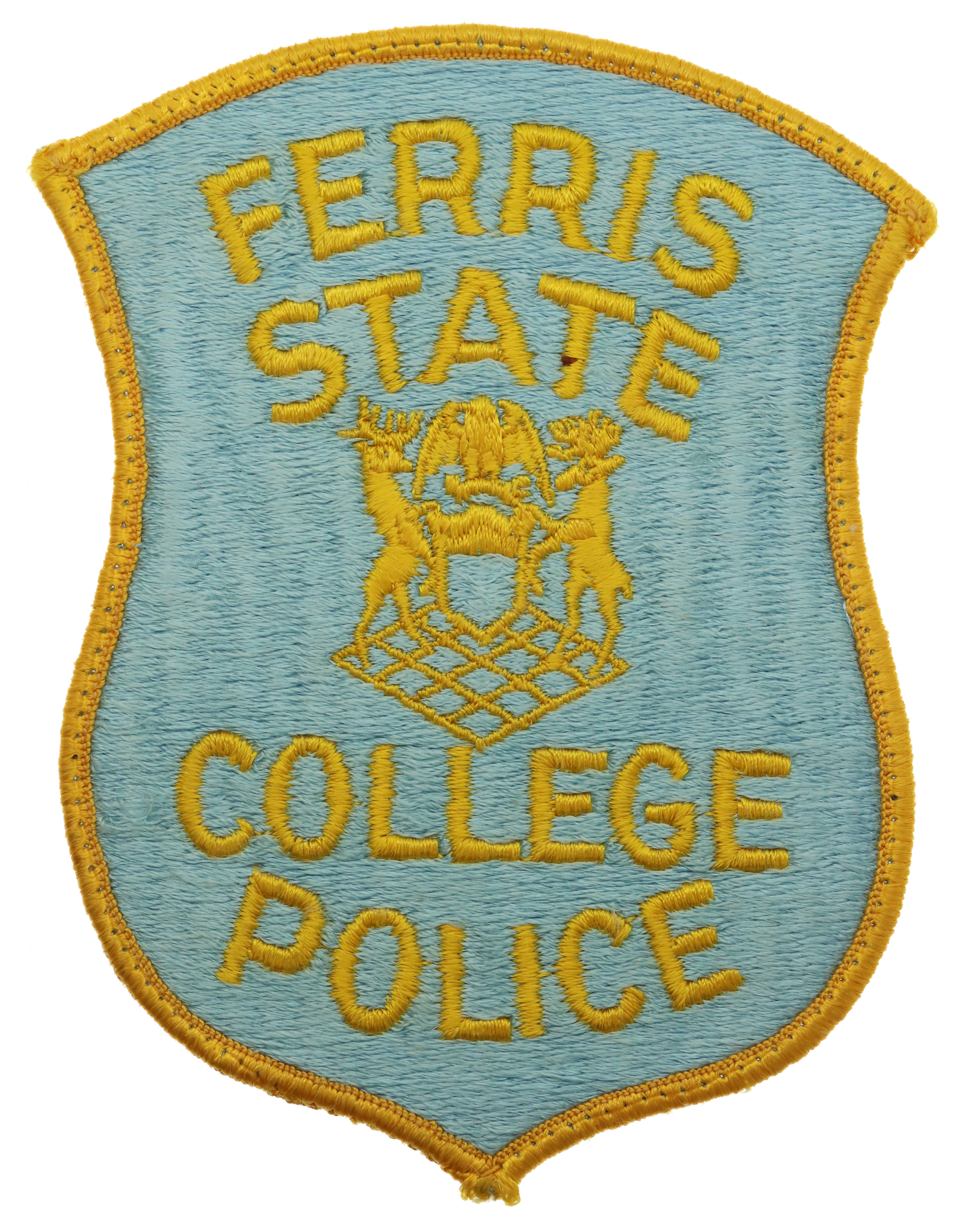 United States Ferris State College Police Cloth Patch Badge