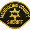 United States Mendocino County Sheriff Cloth Patch Badge