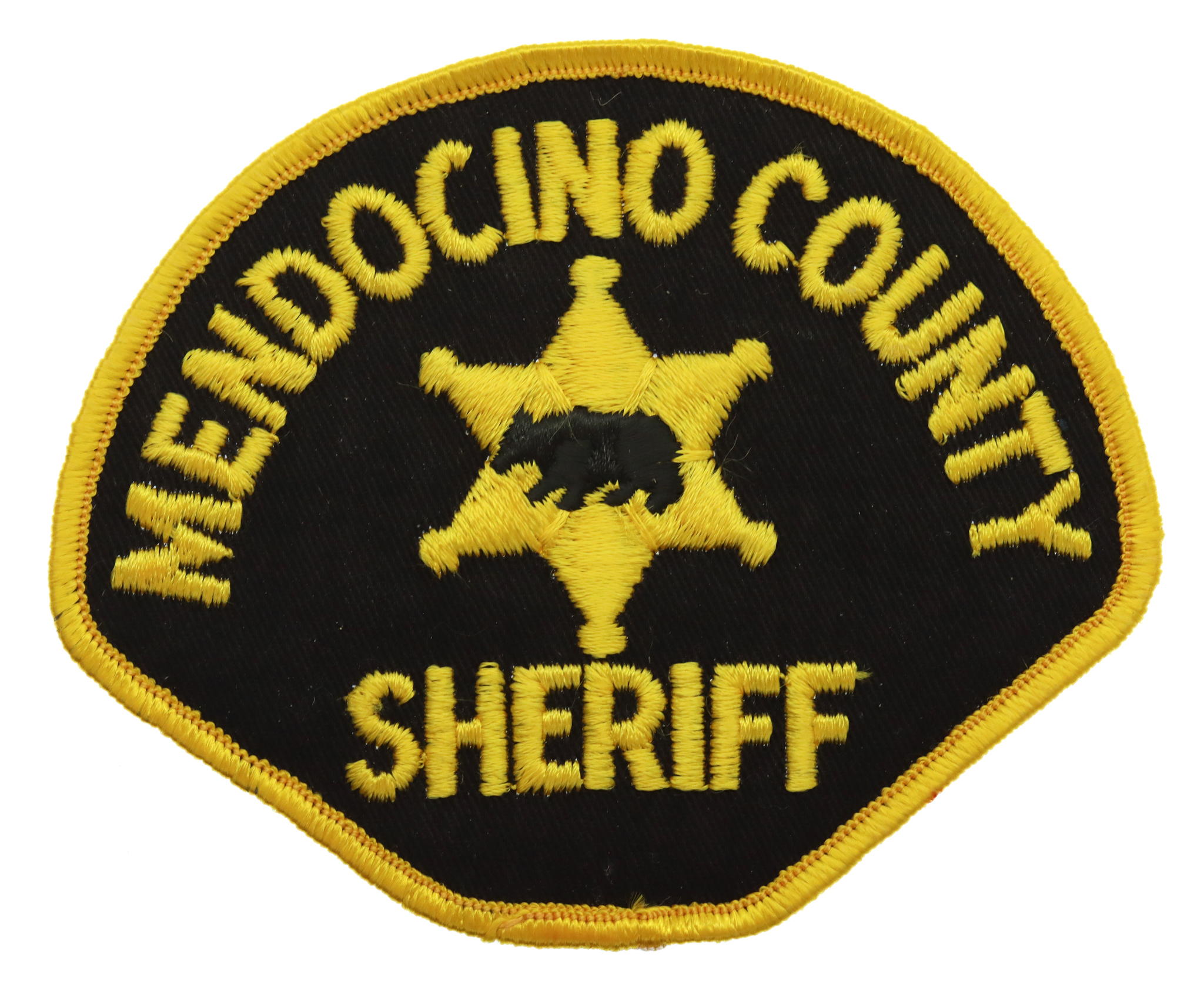 United States Mendocino County Sheriff Cloth Patch Badge