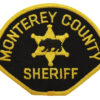 United States Monterey County Sheriff Cloth Patch Badge
