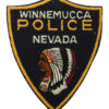 United States Winnemucca Police Nevada Cloth Patch Badge