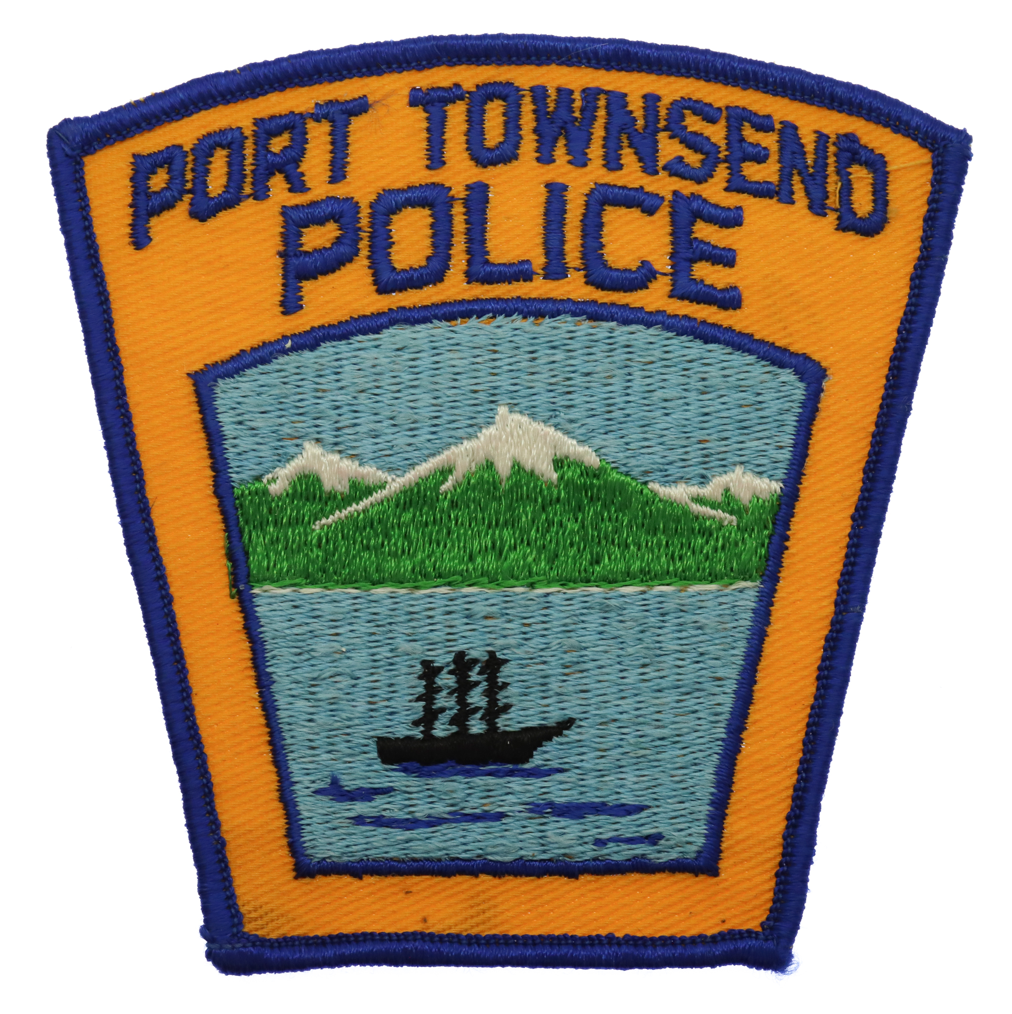 United States Port Townsend Police Cloth Patch Badge